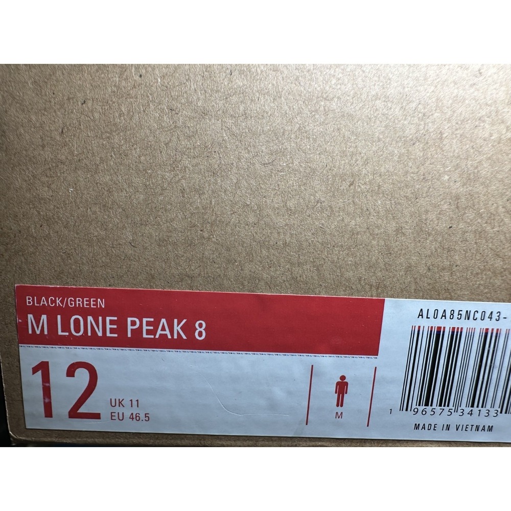 Altra Men's Black & Green Lone Peak 8 Trail Lace Up Running Shoes Size 12 M NWB - Picture 11 of 11